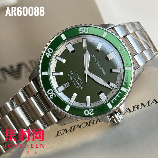 原单阿玛尼AR60088 钢带男士机械腕表 商品图2