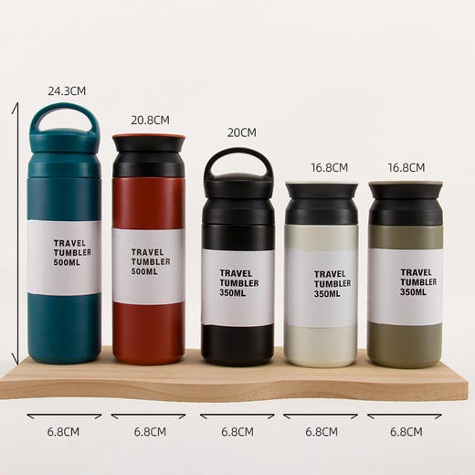 男女学生保温杯 ins水杯304不锈钢保温水杯便携车载咖啡杯随行杯 商品图8