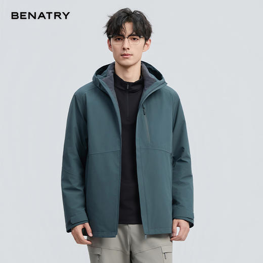 贝纳川冬季新品一衣三穿脱卸款羽绒服ECF405250 商品图4