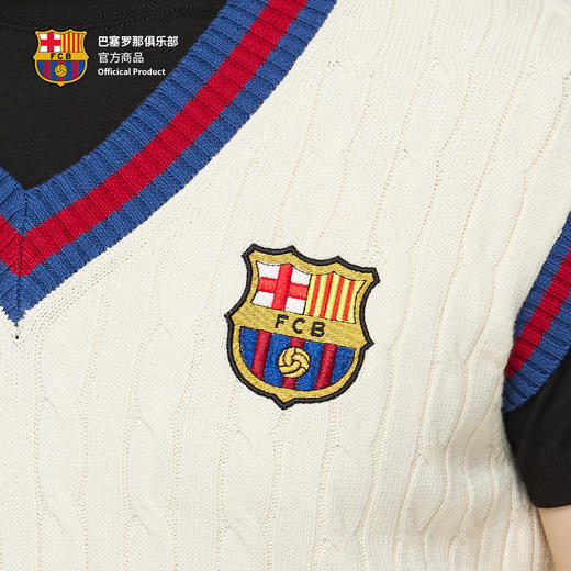 【官方正版】巴塞罗那俱乐部｜巴萨针织背心秋季新款内搭简约百搭 商品图4