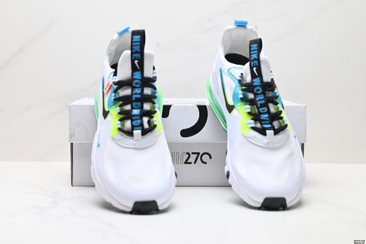耐克Nike Air Max 270 React气垫减震休闲运动跑步鞋СТ1280-101男女鞋 商品图6