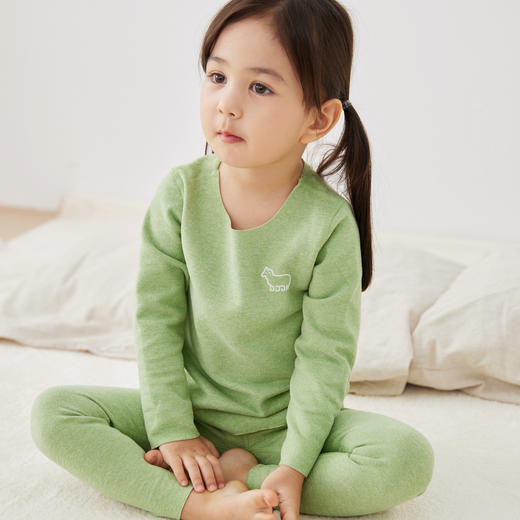 小朋友建议根据平时穿的尺码拍大一码！【亏本清仓 任选2套加入购物车满118减59！59到手2套！手慢无】可优鼠亲子羊毛蚕丝套装 保暖润肤 A类母婴标准 双面磨毛无骨裁剪 软弹舒适无束缚 商品图8