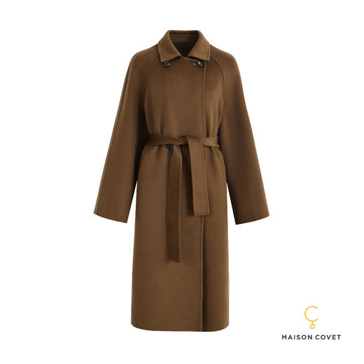 MAISON COVET  LILY小山羊绒系带大衣 商品图0