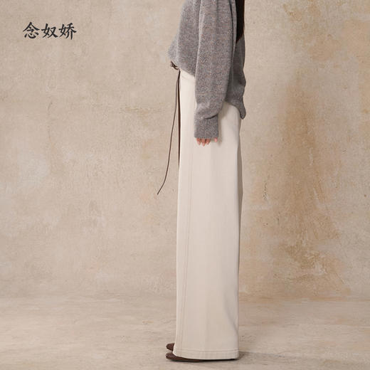 【商场同款】CNT5020 “ 奶油芝士裤 ”  拉绒牛仔裤柔软舒适 保暖好搭 商品图3