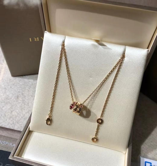 TB119-宝格丽 SERPENTI系列镶嵌18k玫瑰金项链 手镯 男女同款情侣款（XK）-10.14直播款 商品图6