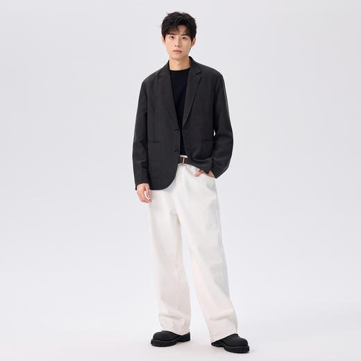 gxg.jeans男装2025秋款男士西服外套男高级感上衣休闲小西装伴郎礼服K&C 商品图5