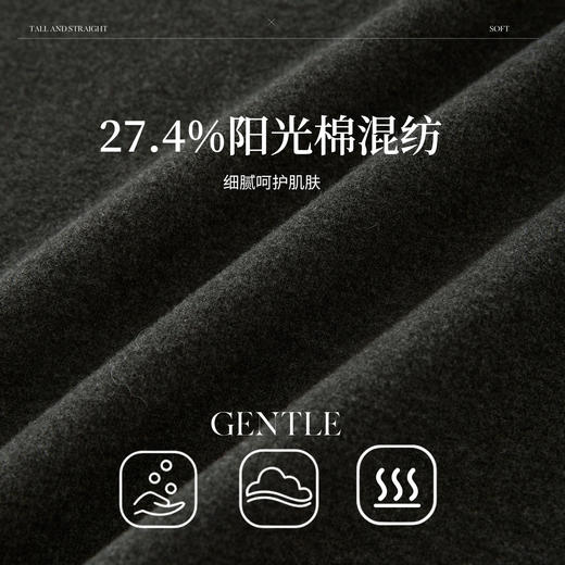 【周四狂欢价】熙世界【发热磨毛亨利衫】撞色假两件T恤女秋冬叠穿内搭打底上衣 商品图3