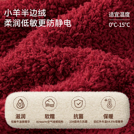 【宝宝服饰】嫚熙童装婴童斗篷秋季婴儿外出披风半边绒小月龄宝宝外出挡风披肩 商品图2