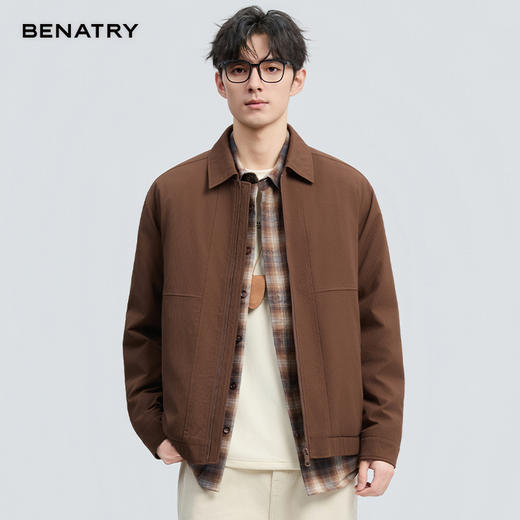 贝纳川冬季新品翻领收摆轻薄羽绒ECF405232 商品图8