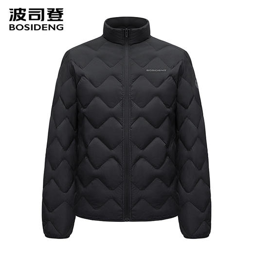 波司登2025秋季新款鹅绒羽绒服男短款立领轻薄保暖外套B250131021 商品图1