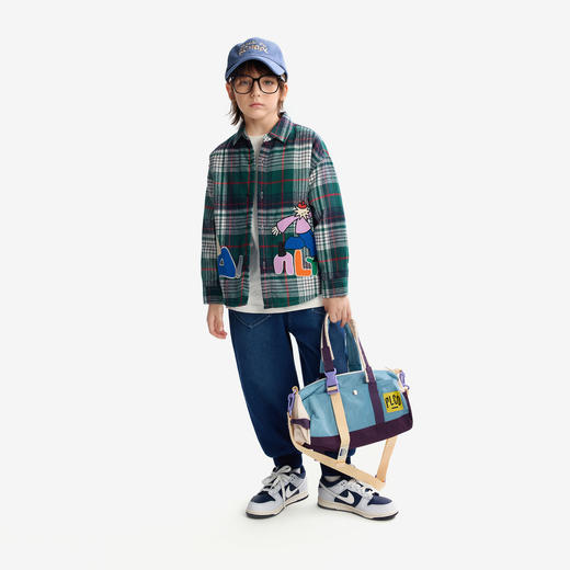 【特】【MQD】童装男童加绒加厚牛仔裤宽松冬装新款儿童保暖牛仔 商品图4