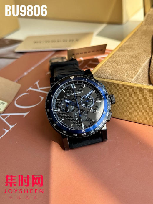 原单巴宝莉BU9806 蓝黑武士 男士腕表
机芯：原装进口石英机芯 商品图3