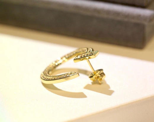 TB115-蒂芙尼 Tiffany T 系列 T1 开口式圈形  耳环 女款 （XK）-10.14直播款 商品图4