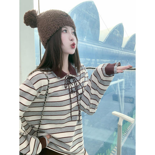 【169元任选2件】现货！polo领条纹长袖 商品图4