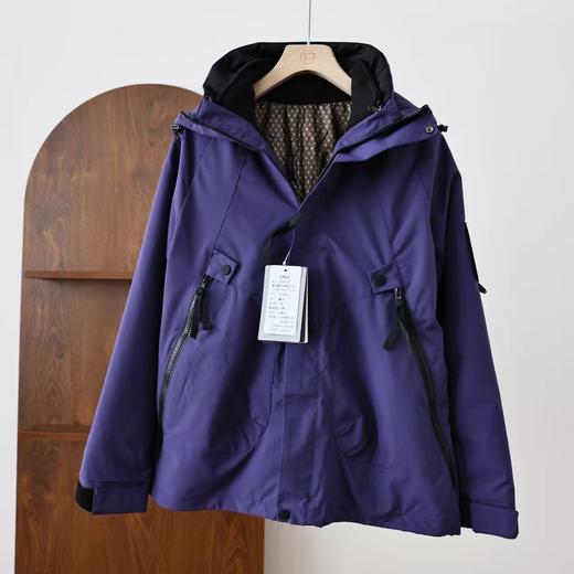 雪山男女同款三合一可拆冲锋衣 商品图11