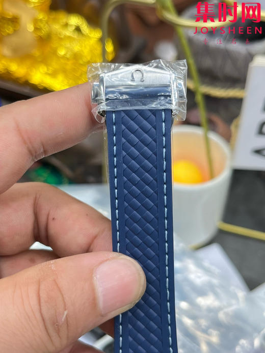 VS欧米茄海马世界时系列 VS海马世界时深海之蓝 蓝海马 海马世界时胶带款 男士腕表 表径43mm 商品图7