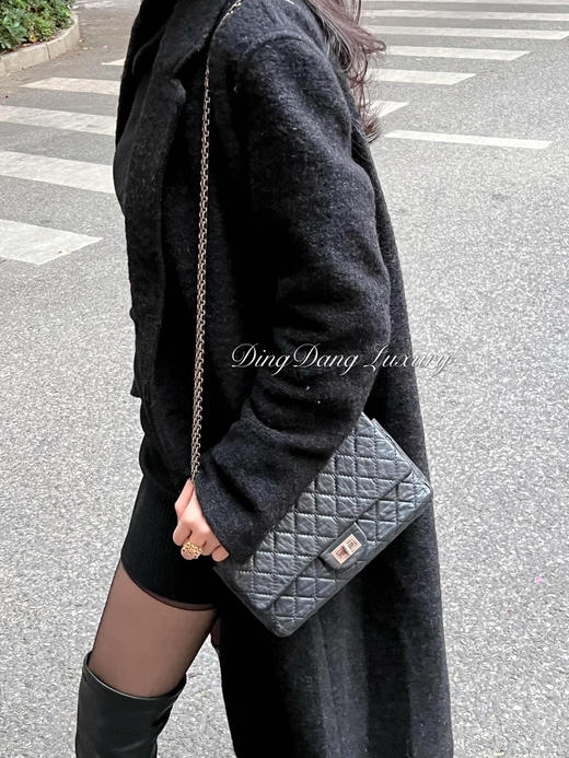 Chanel 2.55 黑银 小号 12开 商品图1