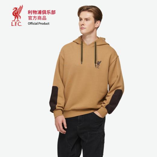 【官方正版】利物浦俱乐部 | 棕色帽衫秋日连帽卫衣运动休闲长袖 商品图1