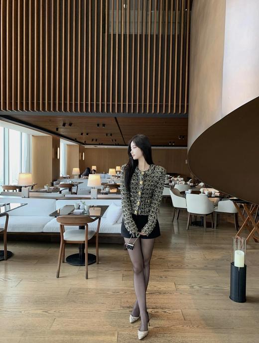 GY18-香奈儿 秋冬新品 黑金格外套（LS*MM）-10.14直播款 商品图2