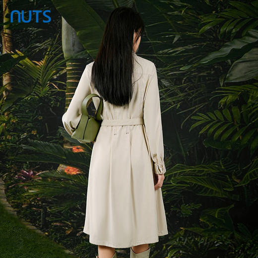 NUTS商场同款春秋季时尚休闲简约通勤日常长袖连衣裙女411101358 商品图4