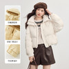【10/15新品】熙世界暖炉冬日白鸭绒短款羽绒服女冬装厚款小个子面包服连帽外套 商品缩略图1