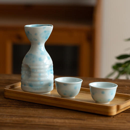 有谷窑宜得利家居 日本制复古酒壶套装和风陶瓷酒器精美礼盒送礼1壶2杯 商品图5