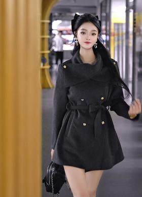 气质名媛中长外套~