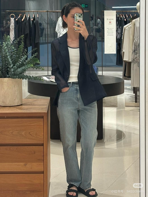 【开放日忙 秒杀价已调 直接拍】返场 小禾 水洗蓝 随性 小直筒 牛仔裤 商品图14