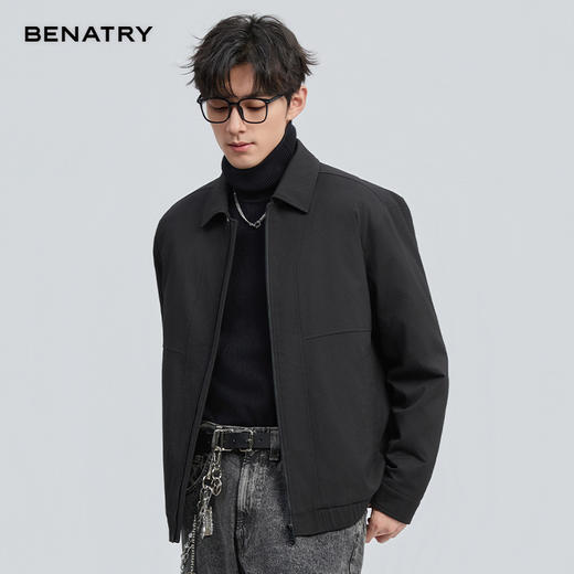 贝纳川冬季新品翻领收摆轻薄羽绒ECF405232 商品图1