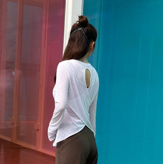 壁虎瑜伽【2510SY421】宽松轻薄网纱长袖【5天发货】 商品图3