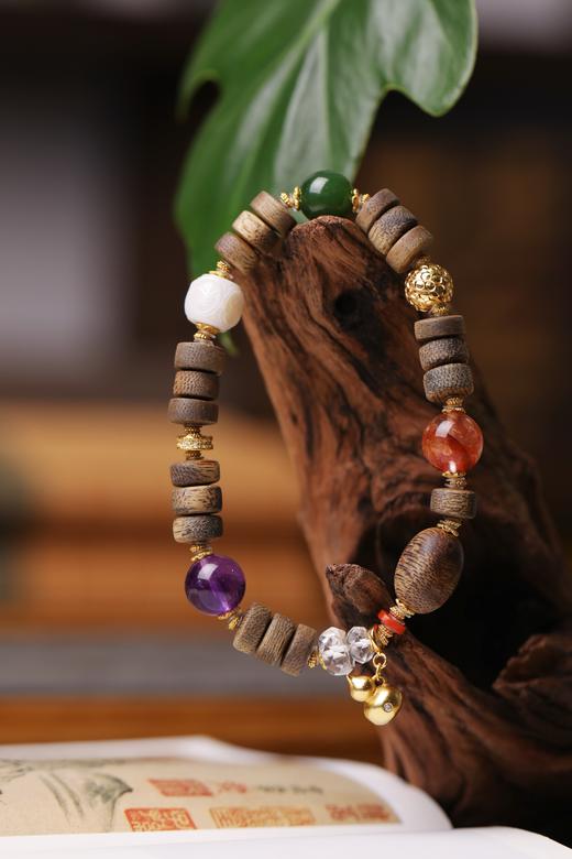 【孤品】8m车轮珠沉香手串 商品图0