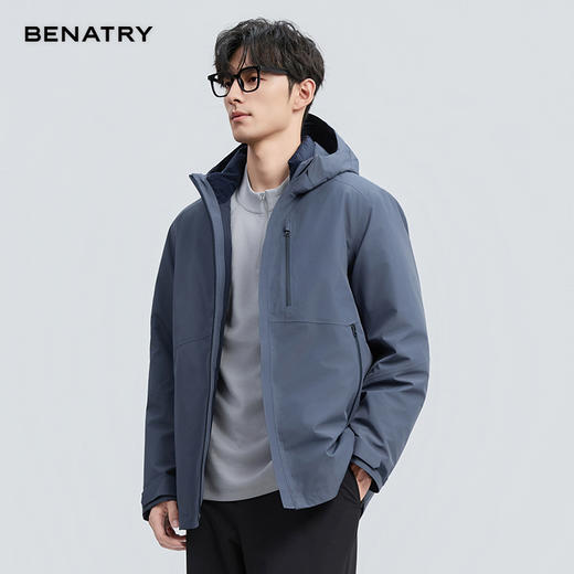 贝纳川冬季新品一衣三穿脱卸款羽绒服ECF405250 商品图9