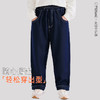 【保暖服饰丨儿童加绒牛仔裤】面料舒适柔软，弹力保型，内里加绒保暖挡风，松紧裤腰，上身挺括有型，耐磨耐造，简约百搭，适合多场景穿搭~ 商品缩略图3