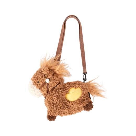 大英博物馆 新年系列 马上有钱 羊羔毛 手机包 斜挎包 商品图4