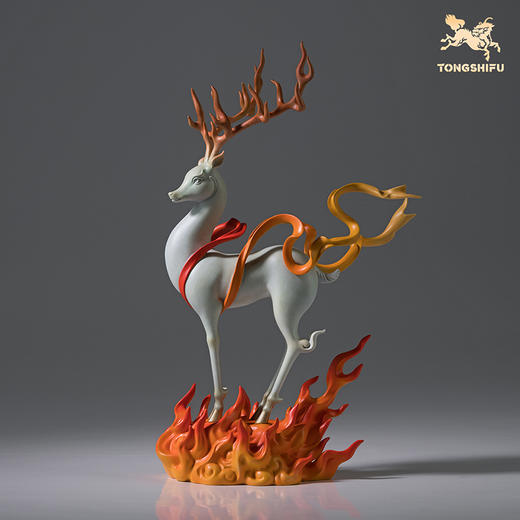 铜师傅《一路红火》客厅桌面铜鹿摆件 家居装饰工艺品摆件礼物 商品图1