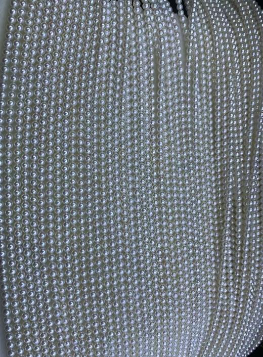 1014-3  设计感 亏清捡漏无退换 3.5-4mm baby珠长项链 120cm多圈珍珠项链 商品图13