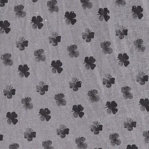 T4886SDSA秋冬新款痞帅男装韩版潮牌撞色满印四叶草半高领长袖T恤百搭 商品图3