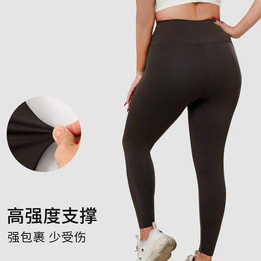 Y2578 无痕大码高弹裸感运动瑜伽裤久穿不勒痕，不磨大腿！ 商品图2