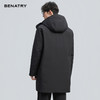 贝纳川冬季新品长款带帽鹅绒服ECF405255402 商品缩略图4