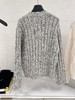 GY19-Gucci 2024秋冬新品 复古麻花彩纱羊毛针织单排扣开衫（LS*MM）-10.14直播款 商品缩略图2