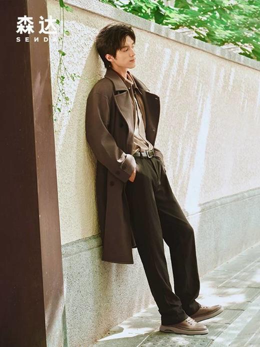 【云粉节】BF楼森达工装男鞋2025冬季新款复古圆头工装厚底休闲板鞋V3051吊牌价1099活动价599 商品图3