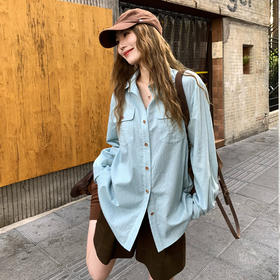 西遇老钱风亚麻衬衫套装女秋季新款通勤高腰宽松短裤两件套SS051331/SS051332