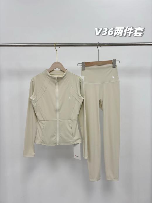 D101431全场景运动健身跑步外套+瑜伽裤两件套装 商品图9