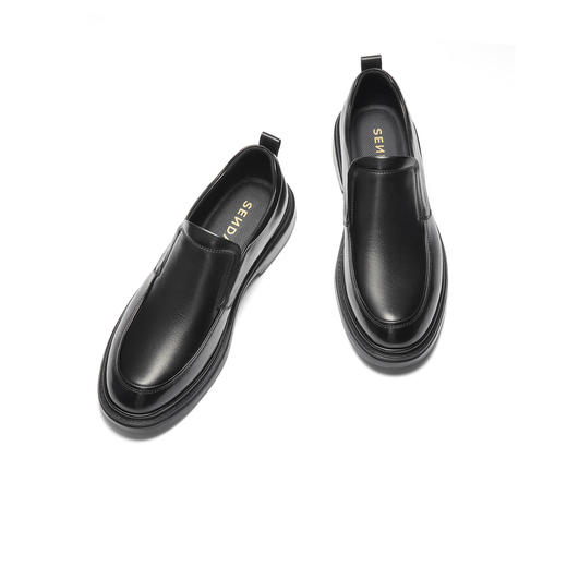 【云粉节】BF楼森达休闲皮鞋2025冬季新款厚底牛皮一脚蹬商务通勤皮鞋K6V01吊牌价1199活动价639 商品图2