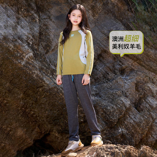 【儿童拼色圆领衫】Turdus儿童拼色圆领衫长袖T恤【HZ】 商品图3