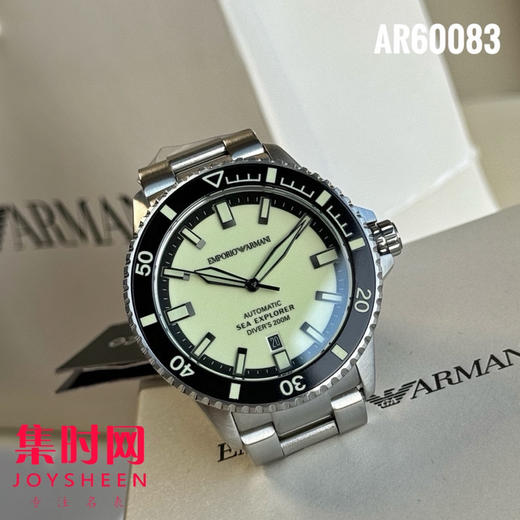 原单阿玛尼AR60083 钢带男士机械腕表 商品图4