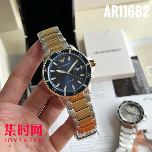 原单阿玛尼AR11682 间金男士腕表
机芯：原装进口石英机芯 商品图0
