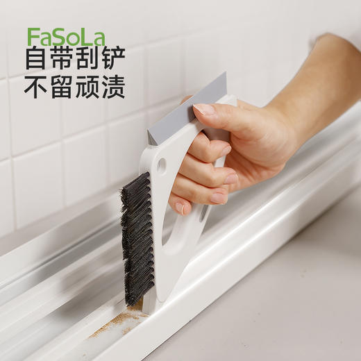 FaSoLa瓷砖浴室卫生间用刷马桶缝刷厨房水槽多功能缝隙刷 商品图5