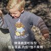 【宝宝服饰】EMXEE嫚熙童装儿童针织衫2025新款秋冬保暖加绒加厚男女童半边绒毛衣 商品缩略图4