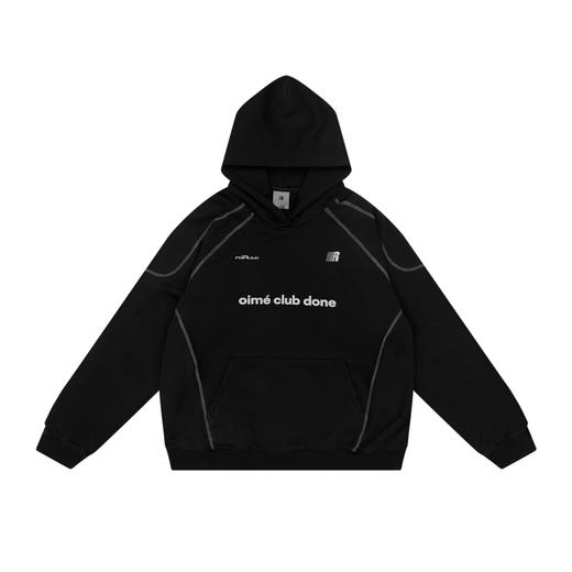 FDR官方店 哈苏线连帽卫衣潮牌秋季宽松休闲情侣男女同款 商品图3